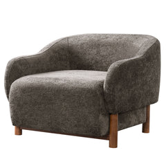 Modern Accent Chair With Recessed Arms And Tight Back