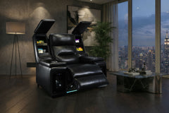 MVP - Power Recliner With Power Headrest - Blanche Black