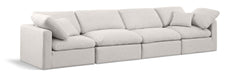 Indulge - Linen 4 Seat Modular Sofa