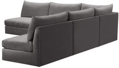 Jacob - Modular Corner Armless Sectional 5 Piece