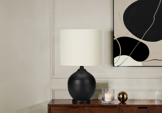 Lighting, Table Lamp, Ceramic, Transitional - Black