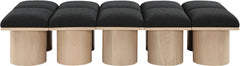Pavilion - 10 Piece Modular Bench With Natural Base