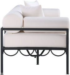 Portofino - Resilient Water Repellent Fabric 85.75" Upholstered Outdoor Patio Sofa