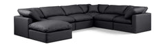Indulge - Faux Leather 7 Piece Modular Sectional