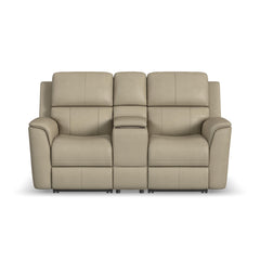 Henry - Power Reclining Loveseat With Console & Power Headrests & Lumbar