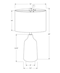 Lighting, Table Lamp, Concrete, Contemporary