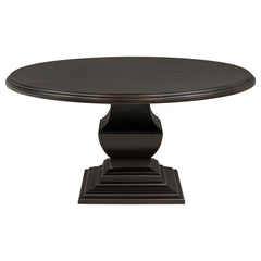 Twyla - 60" Round Wood Dining Room Table - Dark Cocoa