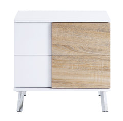 Verux - High Gloss End Table - White