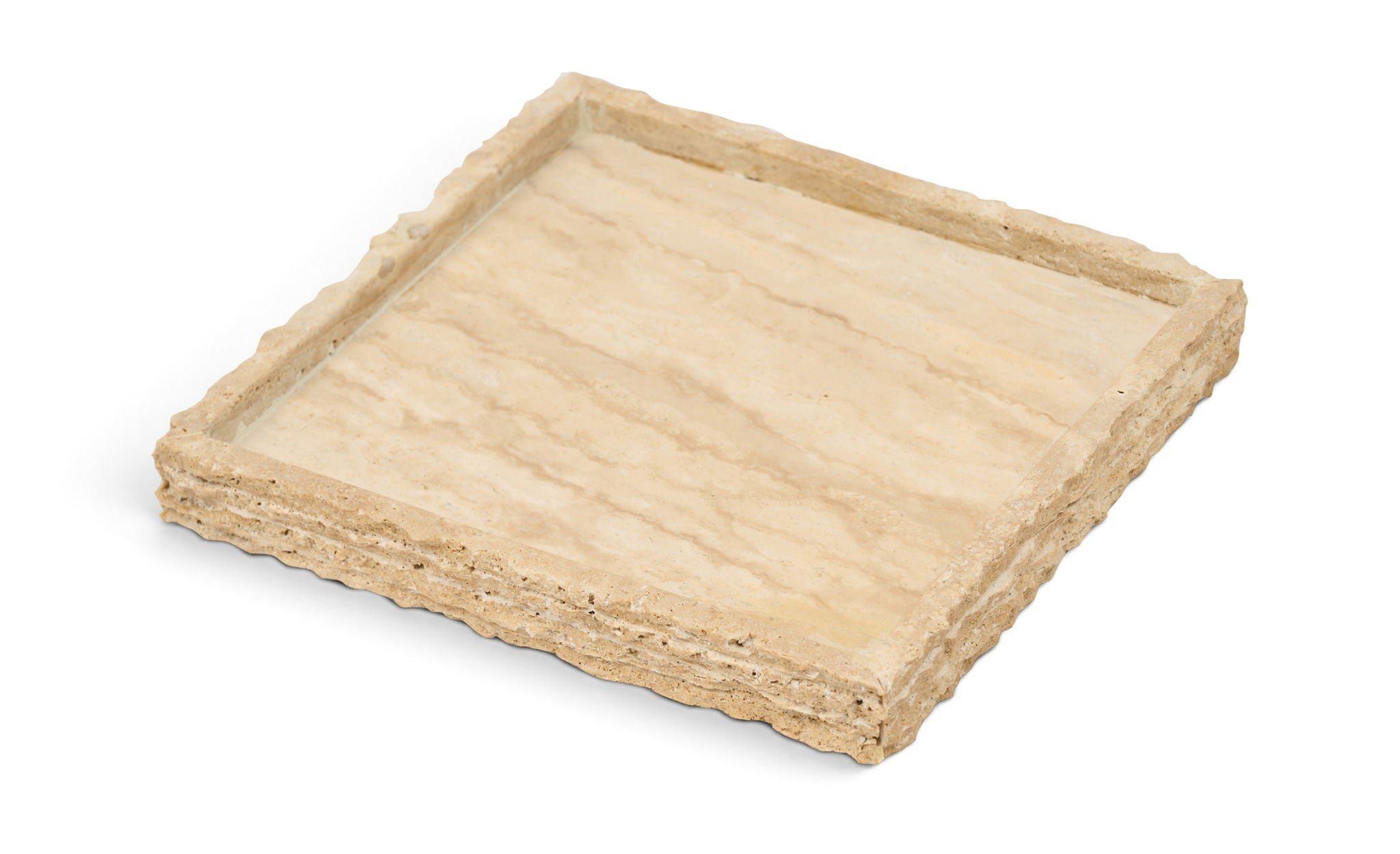 Chambers - Travertine Tray - Beige