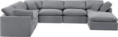 Indulge - Velvet 7 Piece Modular Sectional
