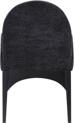 Waldorf - Chenille Dining Arm Chair With Black Legs