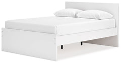 Onita - White - Queen Panel Platform Bed