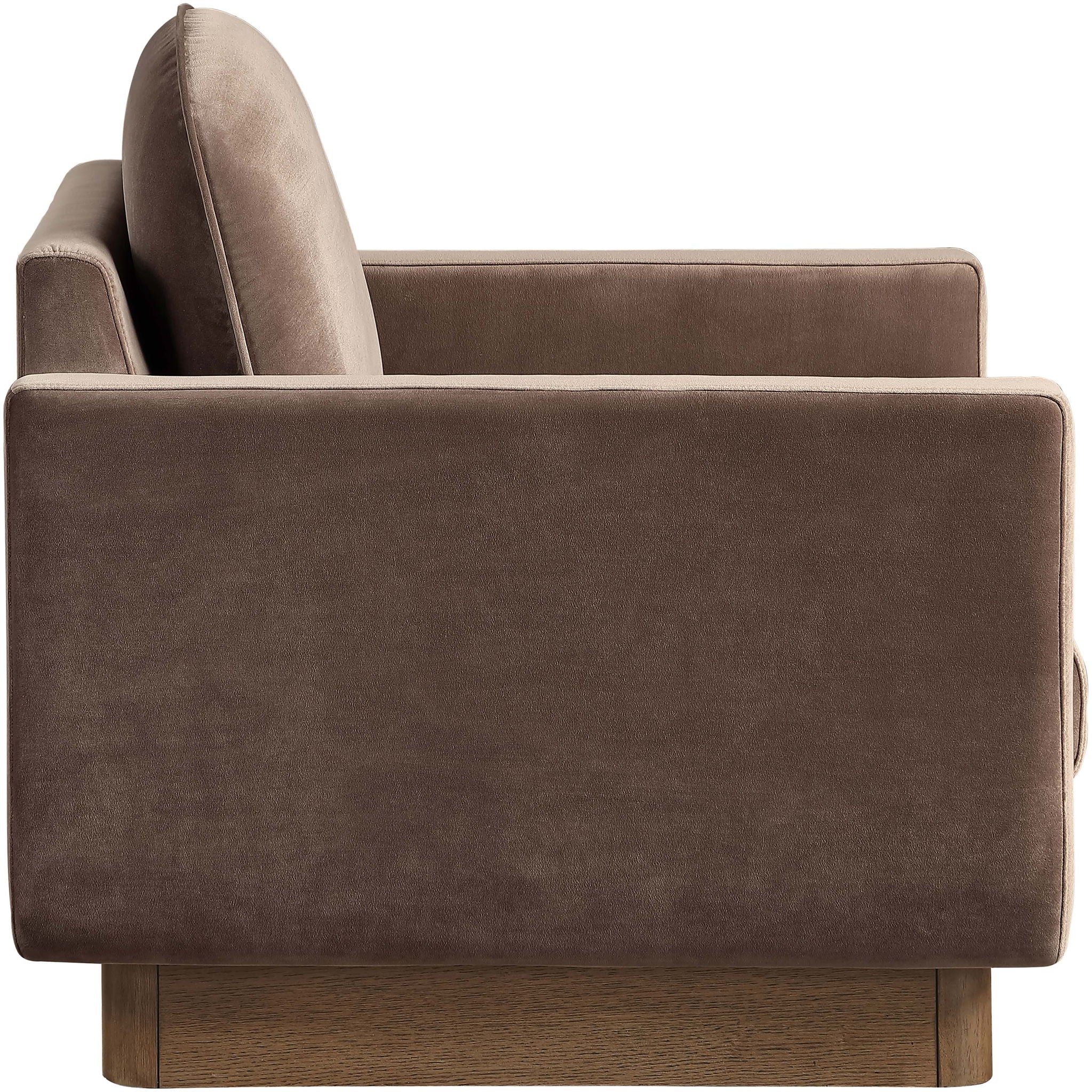 Diviento - Velvet Performance Fabric Upholstered Accent Chair
