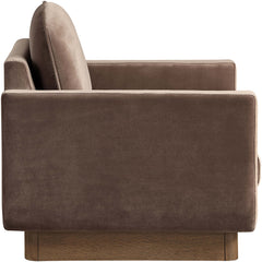 Diviento - Velvet Performance Fabric Upholstered Accent Chair