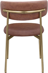Lupita - Dining Chair With Brushed Gold Legs (Set of 2)