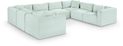 Shaggy - 8 Piece Modular U-Shaped Sectional