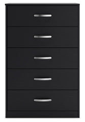 Finch - Five Drawer Chest - 46" Height - Black