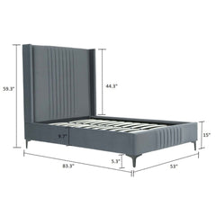 Promenade - Bed With Upholstered Headboard And Slats