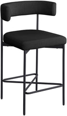 Rivage - Durable Stool With Black Frame (Set of 2)