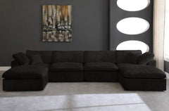 Cozy - 6 Piece Modular Double Chaise Sectional