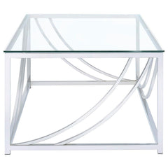 Lille - Glass Top Entryway Sofa Console Table Accents