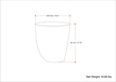 Cavan - Cast Aluminum Side Table - Antique Brass