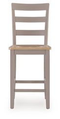 Harperfeld - Barstool (Set of 2) - Natural / Gray