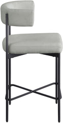Rivage - Durable Stool With Black Frame (Set of 2)