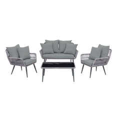 Portofino - 4 Piece Outdoor Conversation Set