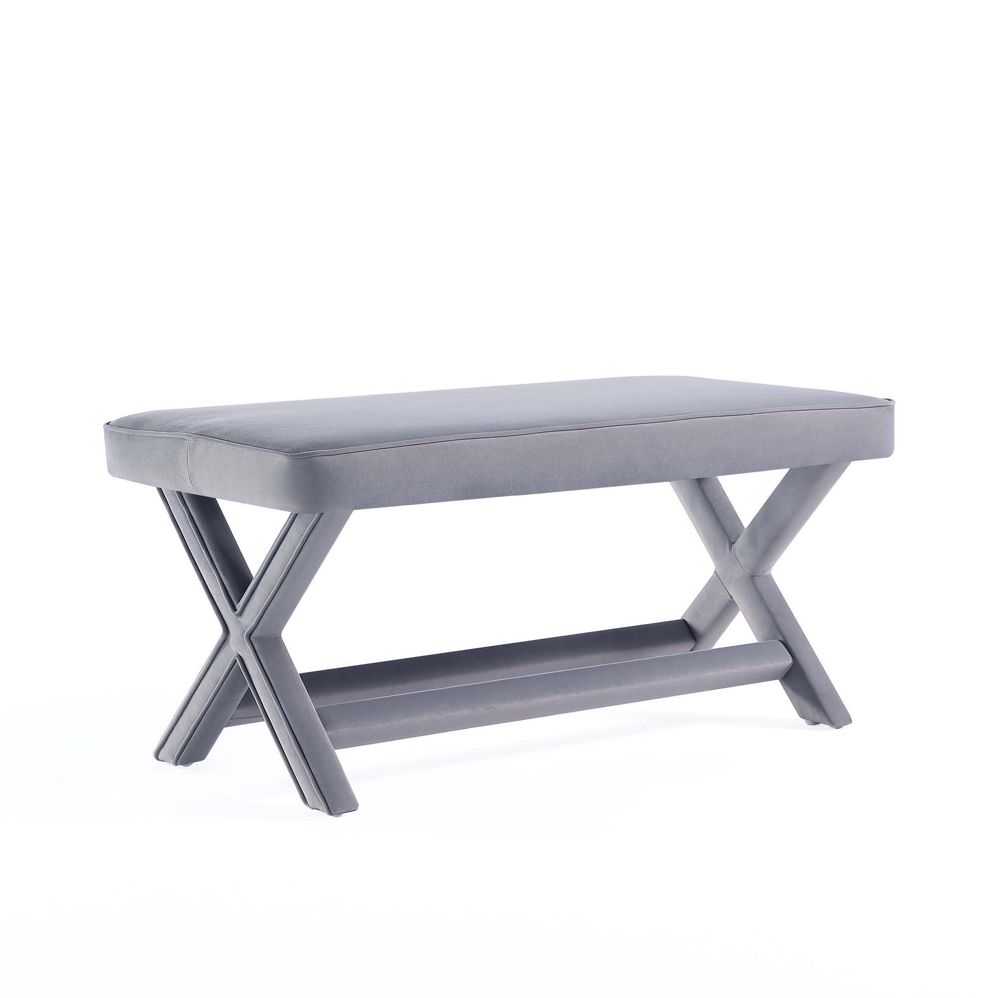 Abigail - Accent Bench With Piped Cushion