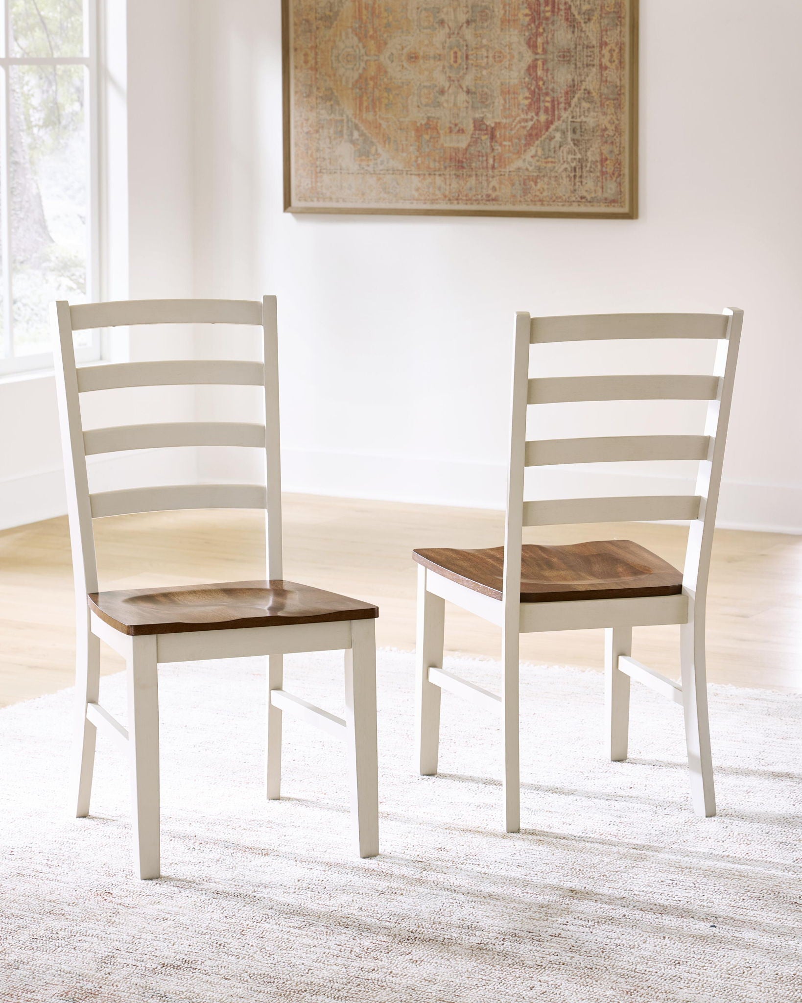 Brinfern - Dining Room Side Chair (Set of 2) - Brown / Antique White