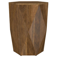 Zalika - Hexagonal Solid Mango Wood Table