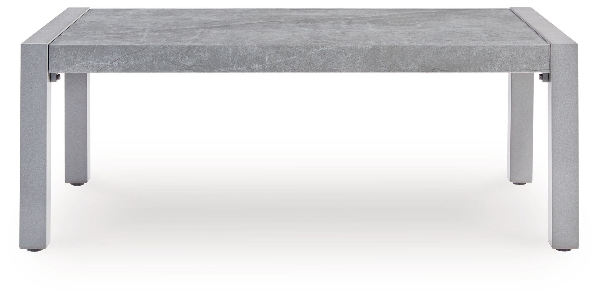 Hurley Park - 4 Pc. - Outdoor Sofa, 2 Lounge Chairs And Coffee Table - Gray
