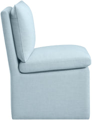 Nelori - Linen Textured Performance Fabric Upholstered Dining Chair (Set of 2)