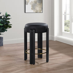 Harrison - Counter Stool With Black Legs
