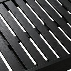 Ariana - Chaise Lounge With Cushion For Outdoor - Black