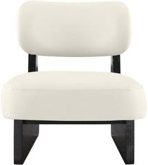 Vetra - Vegan Leather Upholstered Accent Chair With Black Base