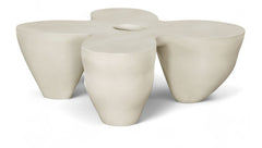 Fiore - Concrete Coffee Table - Taupe