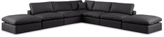 Comfy - 7 Piece Faux Leather Modular Corner Sectional