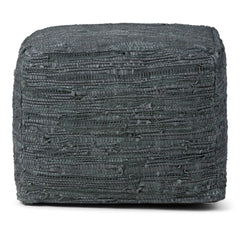 Fredrik - Handcrafted Square Pouf