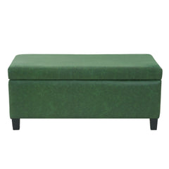 Storage Ottoman With Flip Top Lid