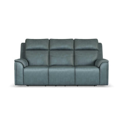 Vernon - Power Reclining Sofa With Console, Power Headrest, Lumbar, Heat & Massage