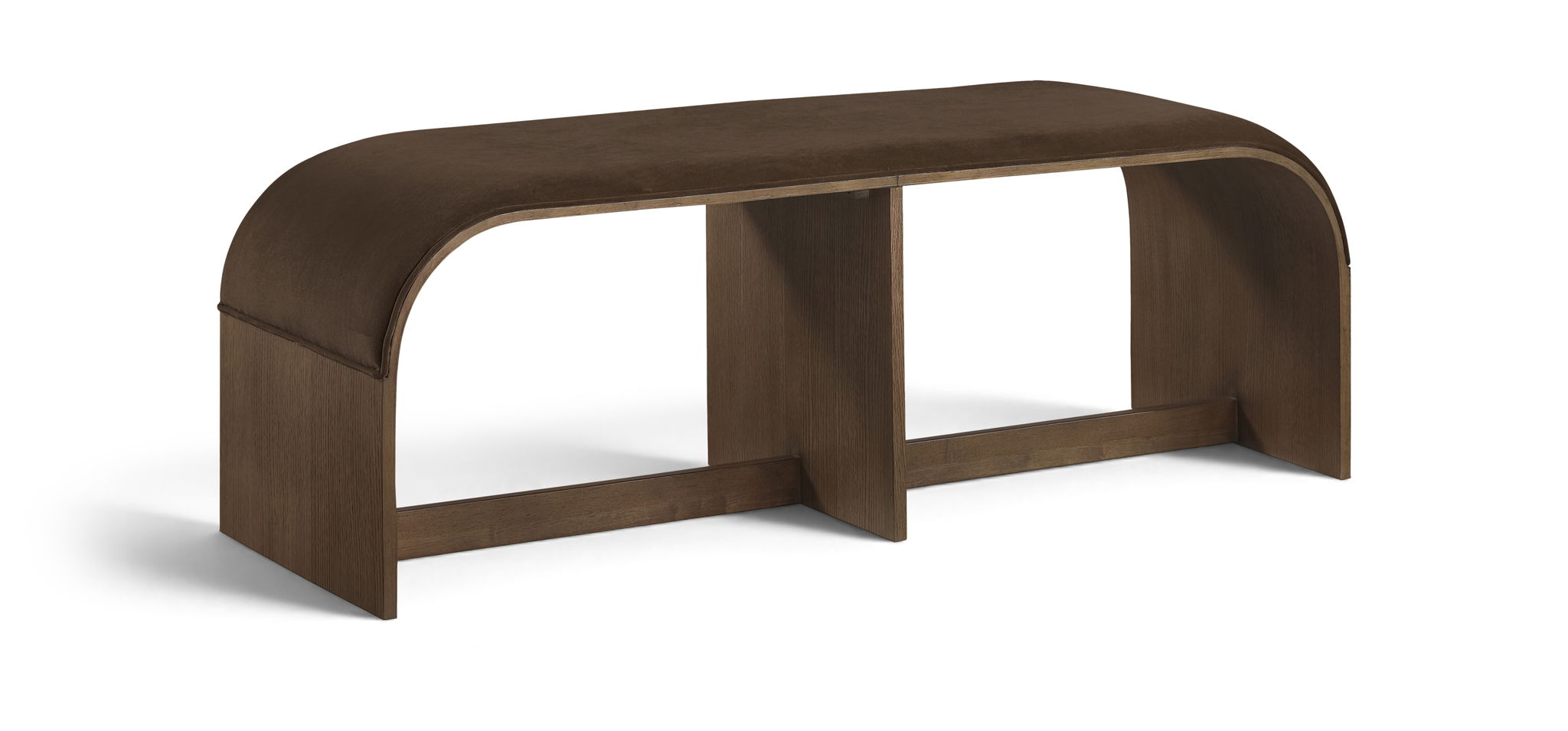 Sable - 52" Velvet Performance Fabric Upholstered Bench