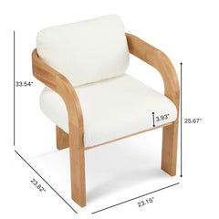 2 Pack Dining Chairs With Pillow Back