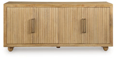 Niam - Light Antique Beige - Accent Cabinet