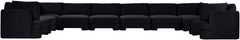 Hammond - Velvet Performance Fabric Upholstered 10 Piece Sectional