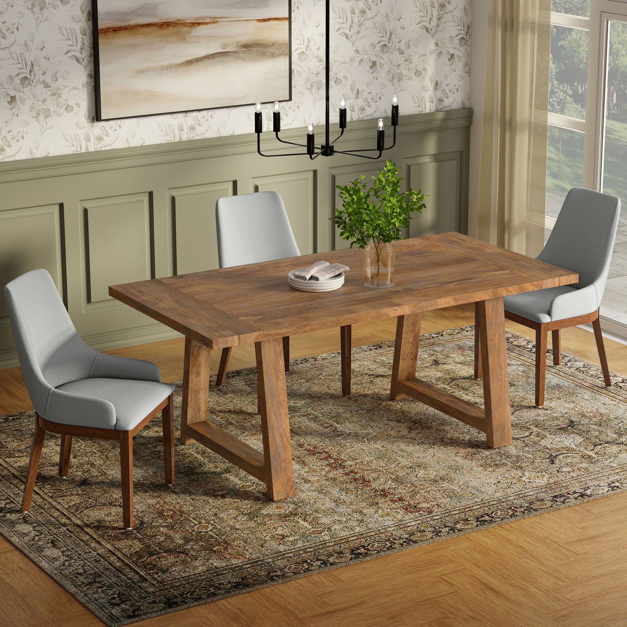 Whitley - Dining Table - Brown