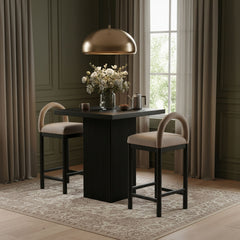 Belinda - Oak Veneer And Solid Wood Table