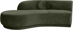 Avra - 86" Velvet Performance Fabric Upholstered Sofa
