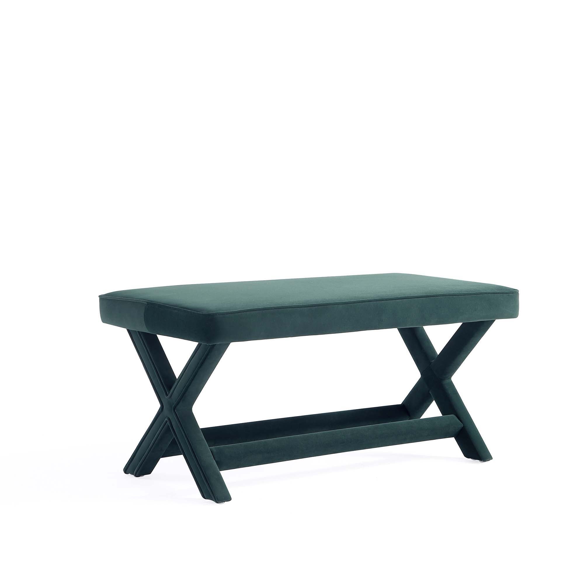 Abigail - Accent Bench With Piped Cushion